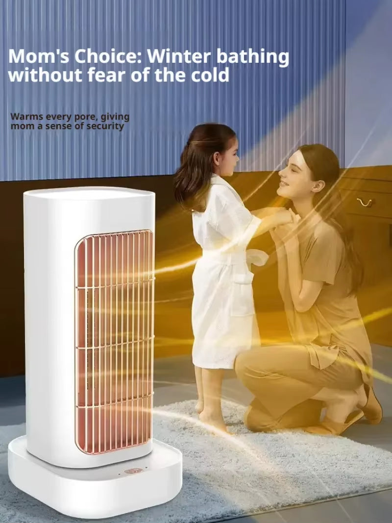 Dormitory Desktop Small Heater Shaking Head Heater Fast Heating Electric Heater Vertical Household Heater Space Heater Heater