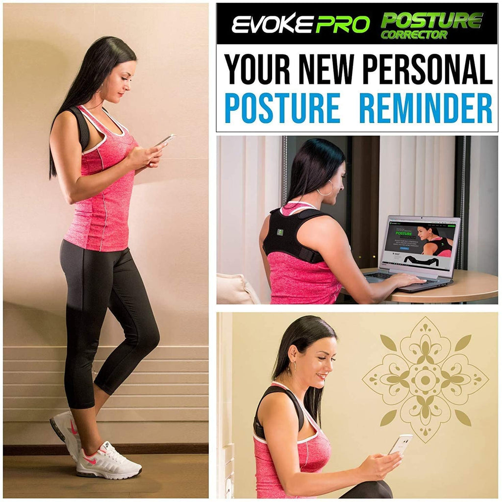 Back Posture Corrector for Women and Men + Resistance Band - Trains Your Back Muscles to Prevent Slouching and Provides Back Pain Relief (Regular)